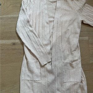 Light Pink Love Ellie Longline Cardigan with Pockets